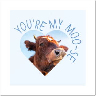 love cow Posters and Art